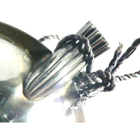 Tray Candy Nuts Condiments International Silver Co SilverPlate #8151 Leaf shape - Picture 11 of 12